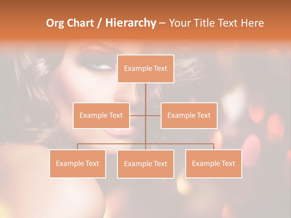 Perfect Makeup Brunette PowerPoint Template