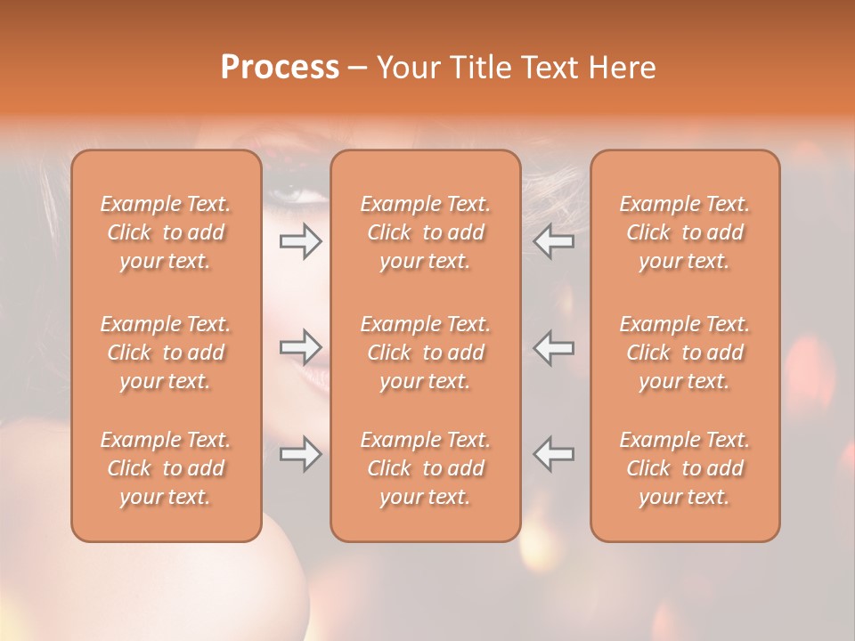 Perfect Makeup Brunette PowerPoint Template