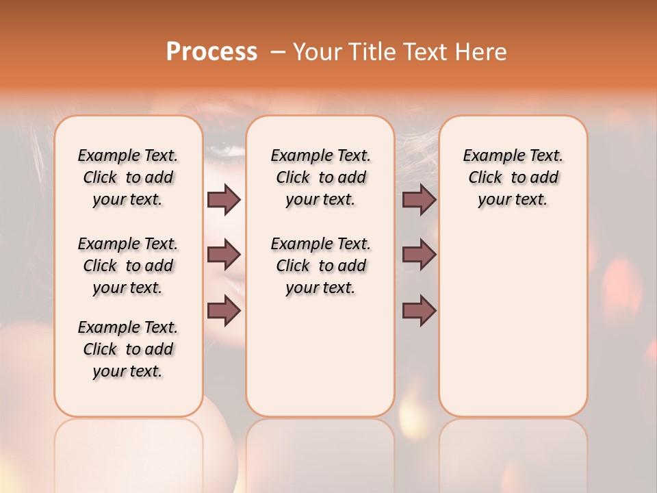 Perfect Makeup Brunette PowerPoint Template