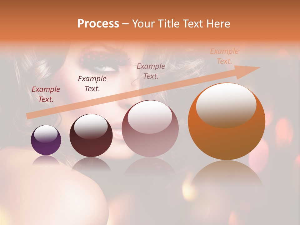 Perfect Makeup Brunette PowerPoint Template