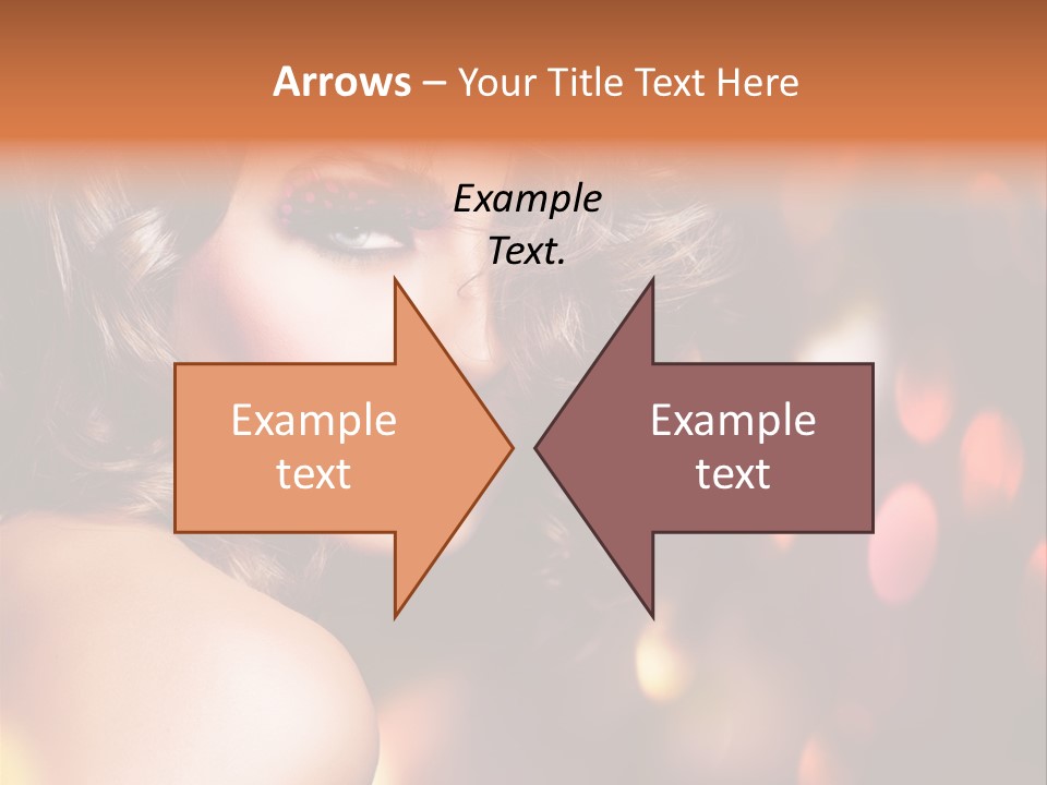 Perfect Makeup Brunette PowerPoint Template