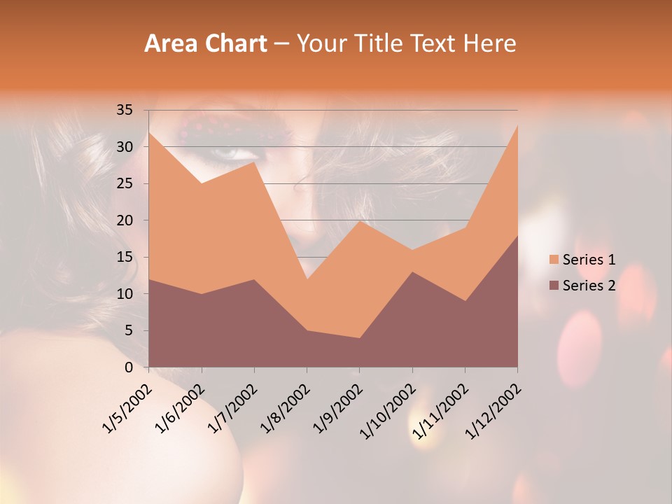 Perfect Makeup Brunette PowerPoint Template