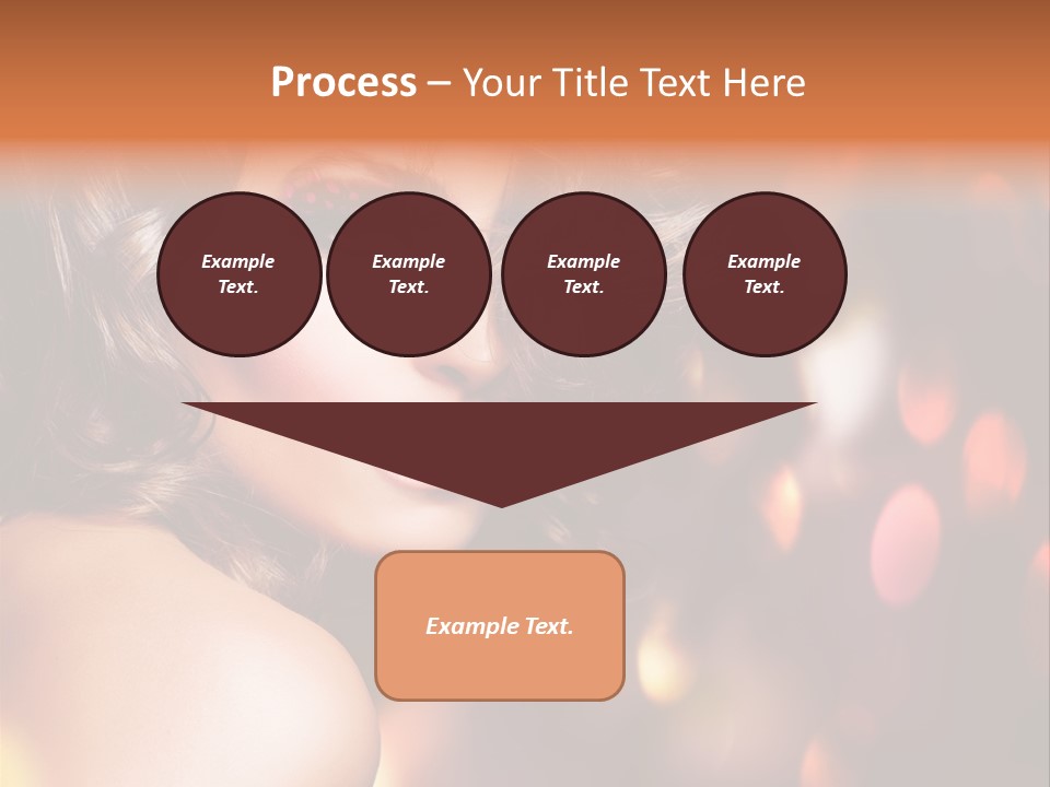 Perfect Makeup Brunette PowerPoint Template