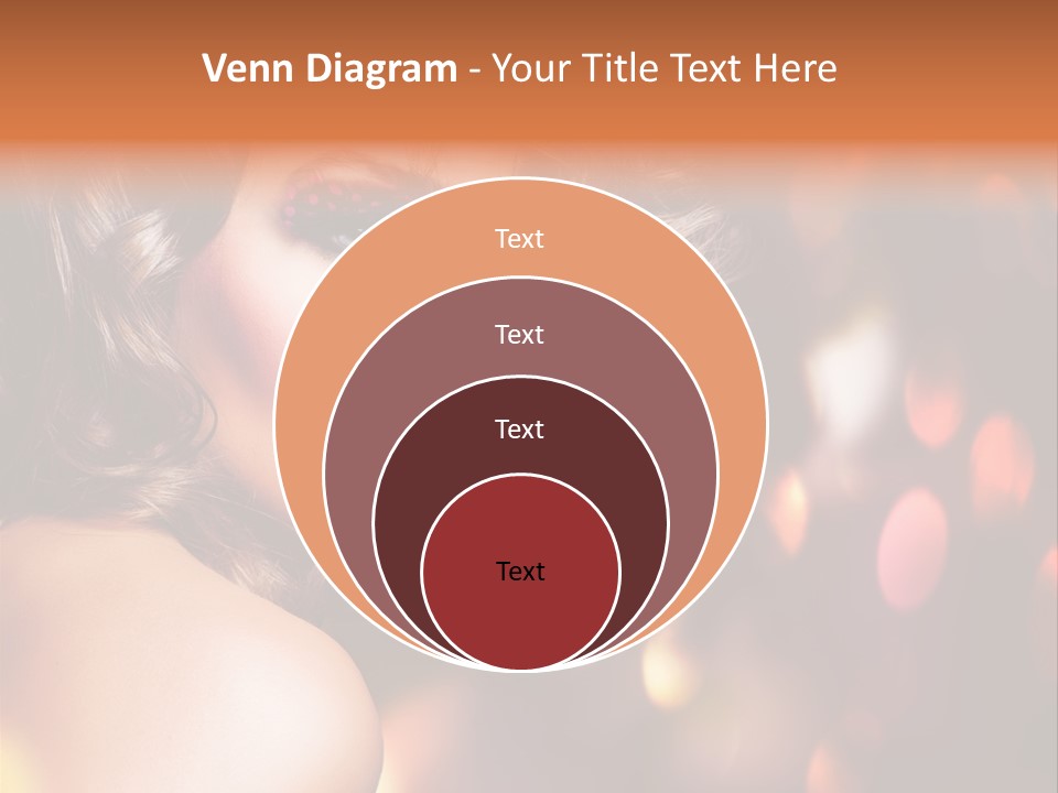 Perfect Makeup Brunette PowerPoint Template