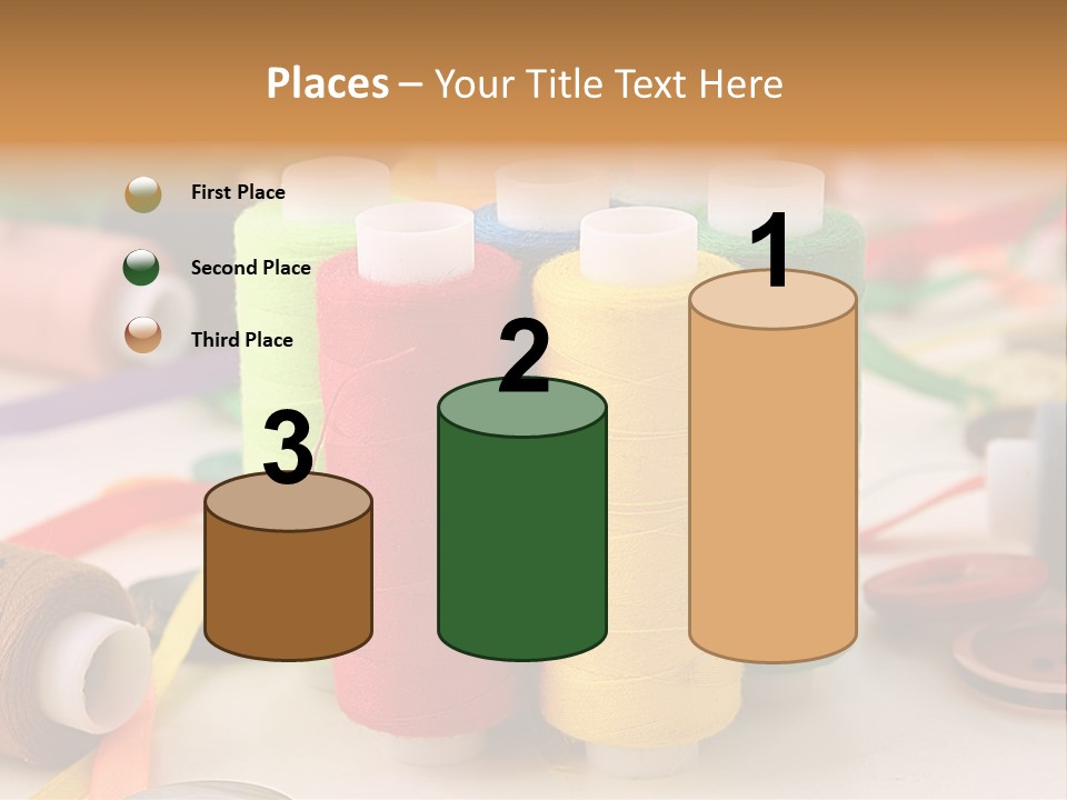 Handcraft Art Ribbon PowerPoint Template