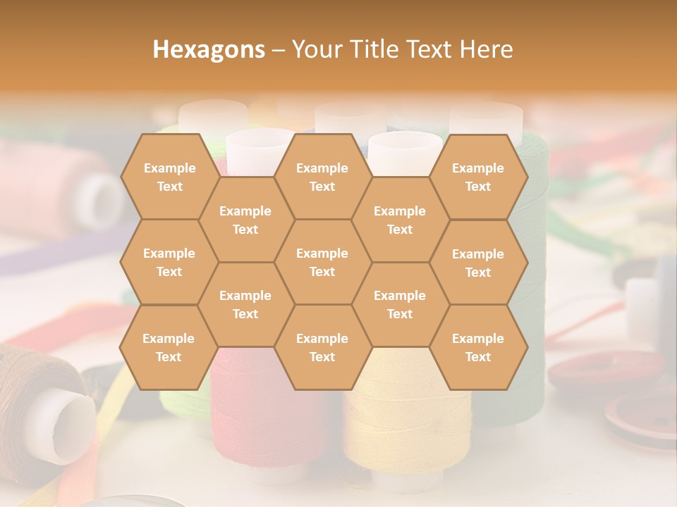 Handcraft Art Ribbon PowerPoint Template