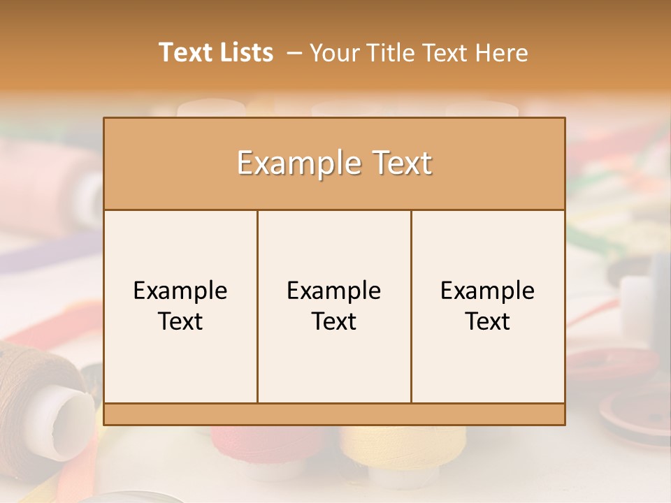 Handcraft Art Ribbon PowerPoint Template