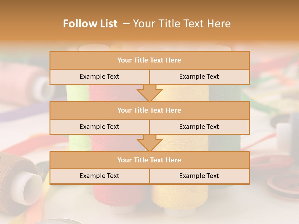 Handcraft Art Ribbon PowerPoint Template