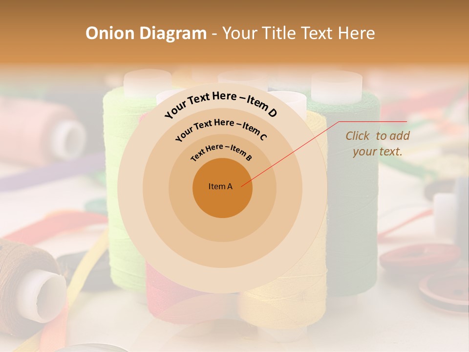 Handcraft Art Ribbon PowerPoint Template