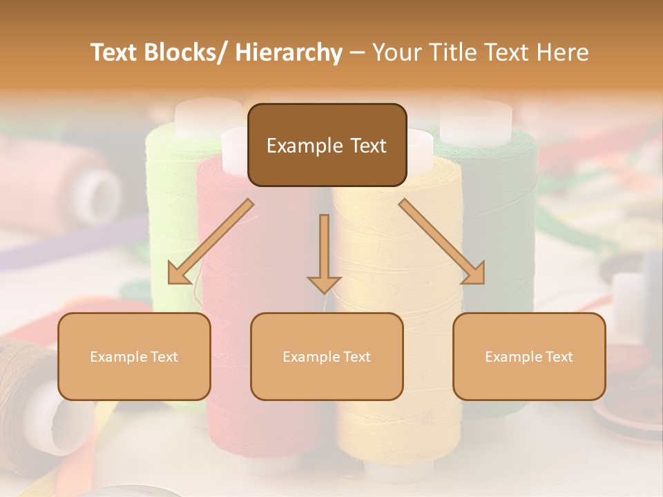 Handcraft Art Ribbon PowerPoint Template