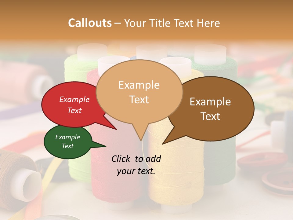 Handcraft Art Ribbon PowerPoint Template