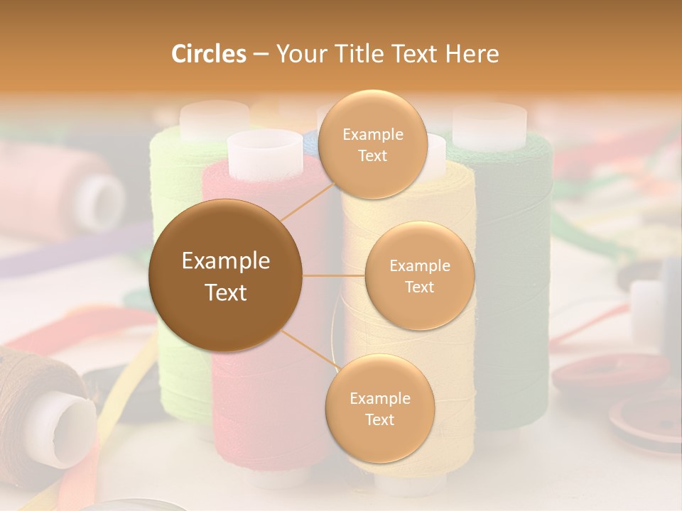 Handcraft Art Ribbon PowerPoint Template