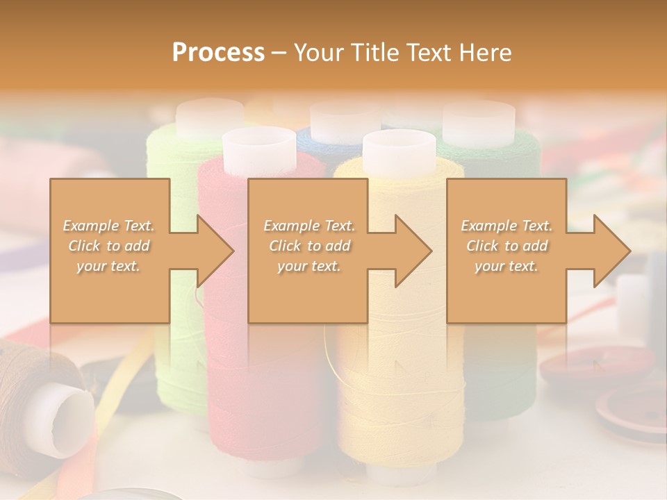 Handcraft Art Ribbon PowerPoint Template