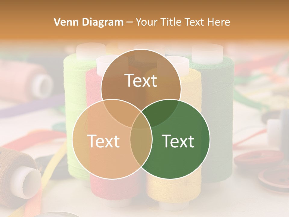 Handcraft Art Ribbon PowerPoint Template