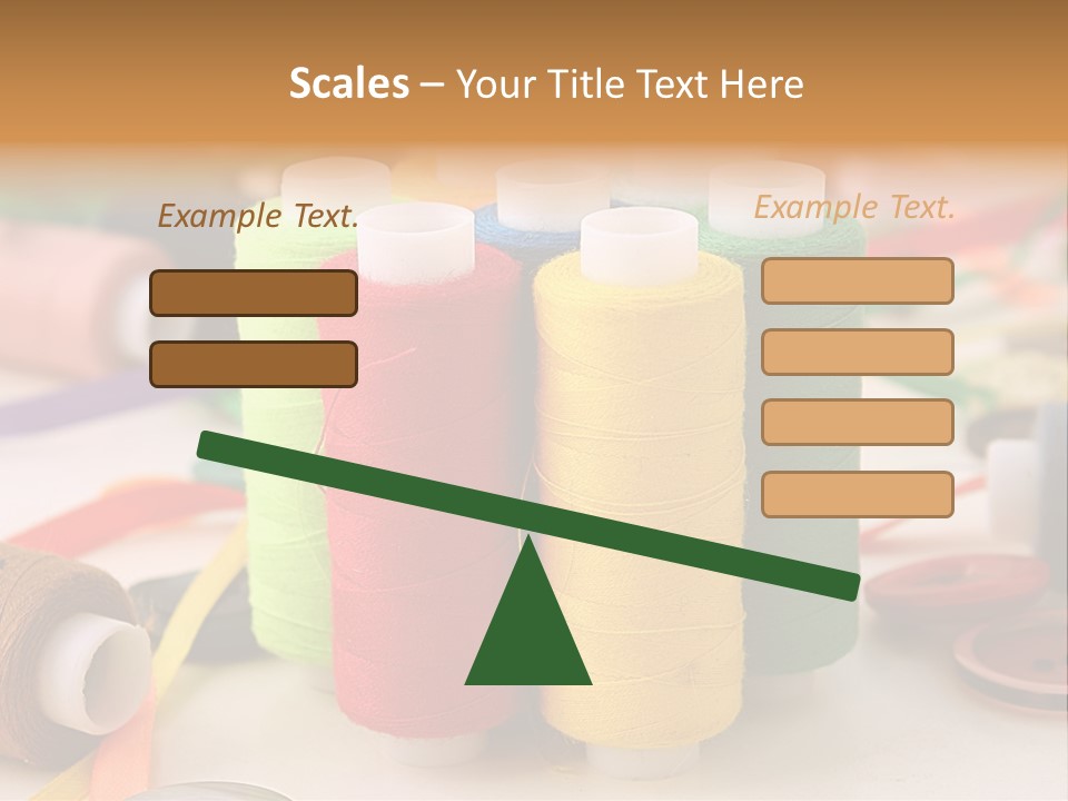 Handcraft Art Ribbon PowerPoint Template