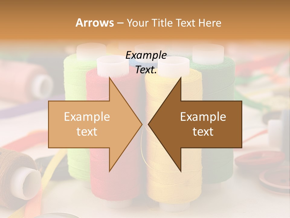 Handcraft Art Ribbon PowerPoint Template