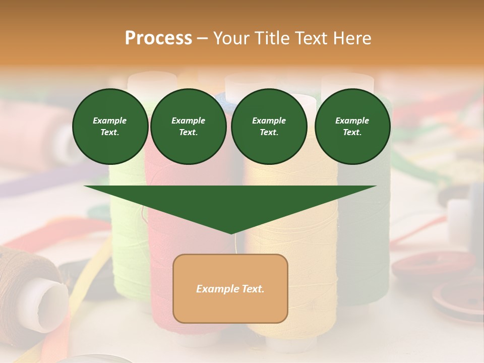 Handcraft Art Ribbon PowerPoint Template