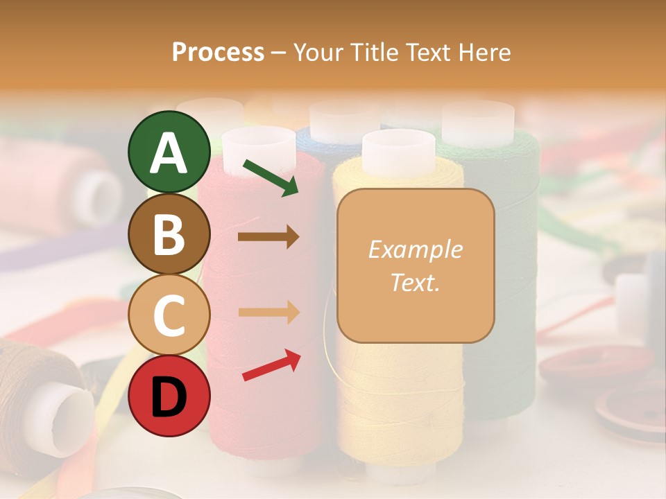 Handcraft Art Ribbon PowerPoint Template