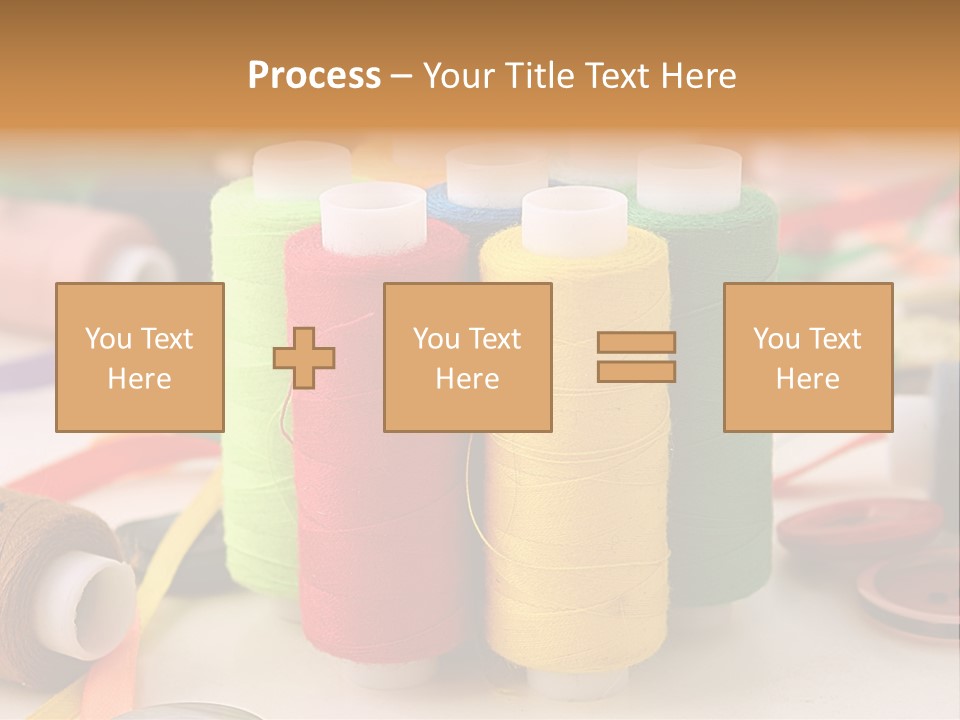 Handcraft Art Ribbon PowerPoint Template