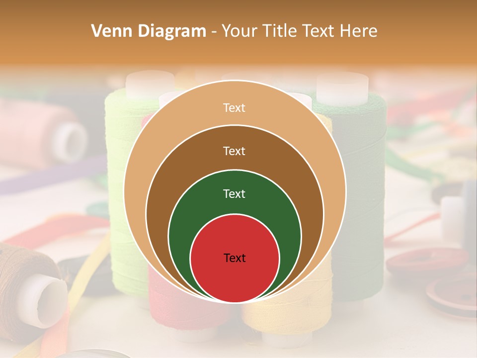 Handcraft Art Ribbon PowerPoint Template