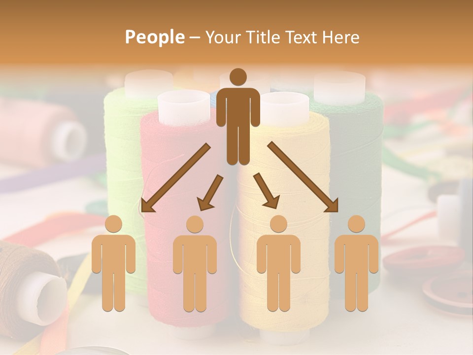 Handcraft Art Ribbon PowerPoint Template