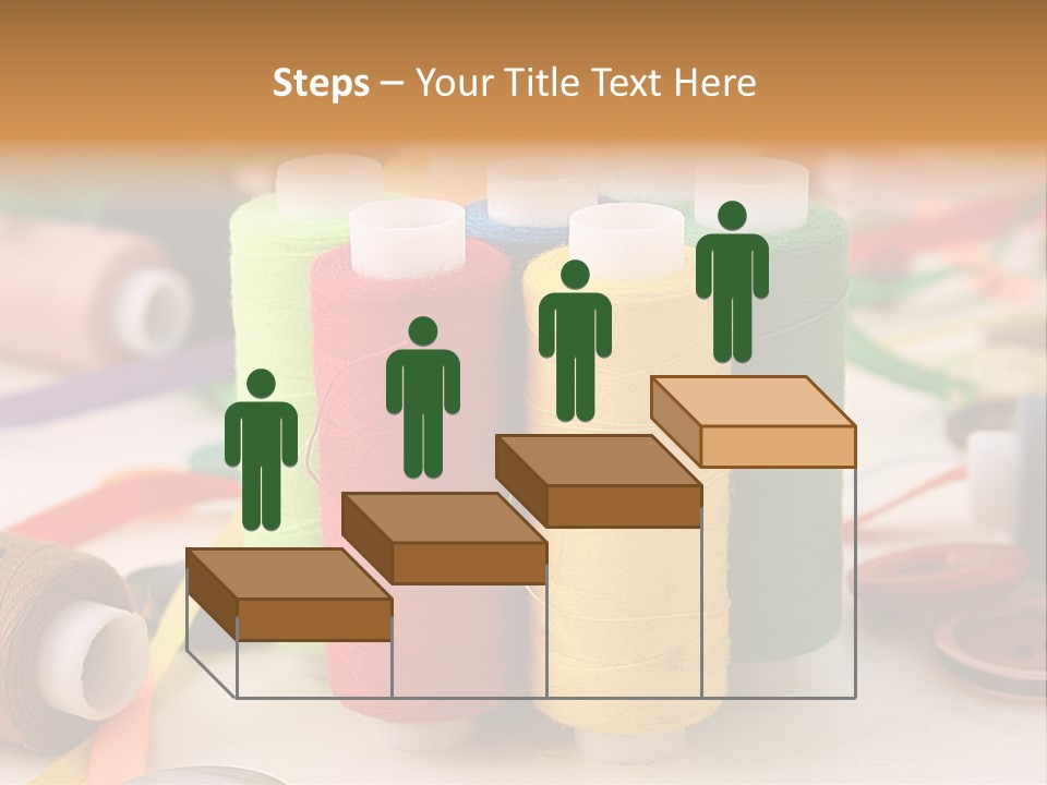 Handcraft Art Ribbon PowerPoint Template