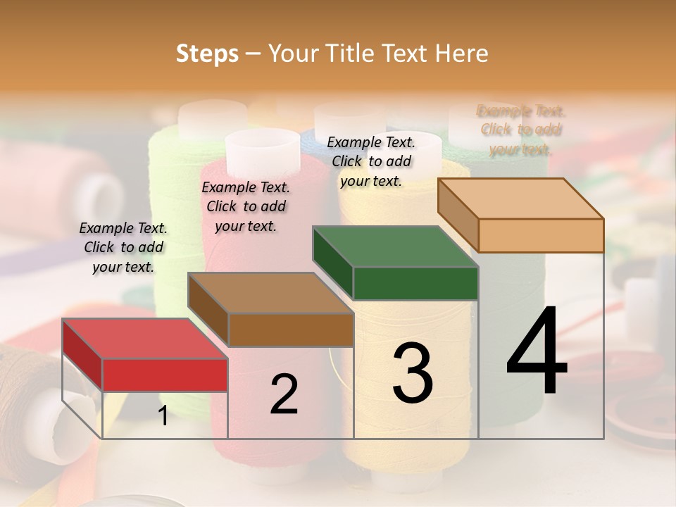Handcraft Art Ribbon PowerPoint Template