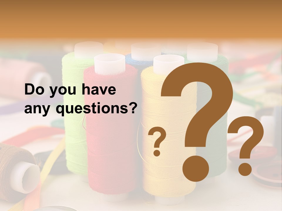 Handcraft Art Ribbon PowerPoint Template