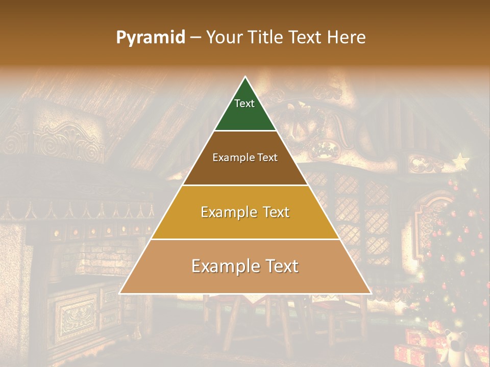 Present Stool Decoration PowerPoint Template