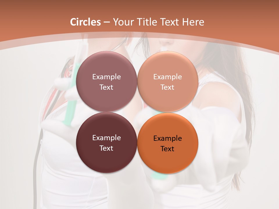 Lips Human Couple PowerPoint Template