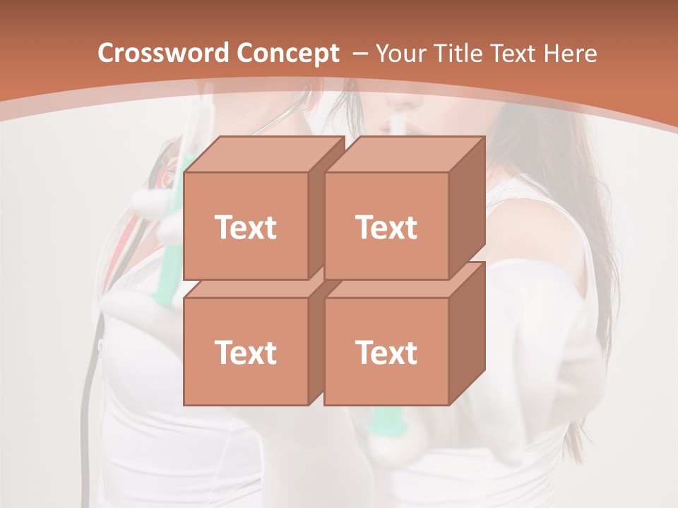 Lips Human Couple PowerPoint Template