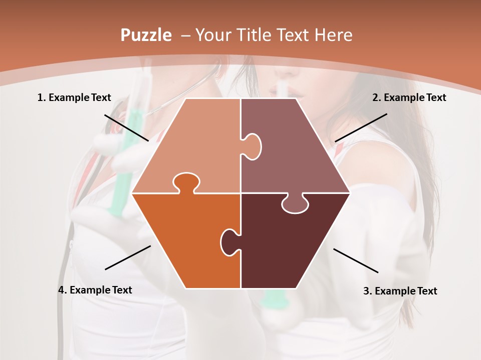 Lips Human Couple PowerPoint Template