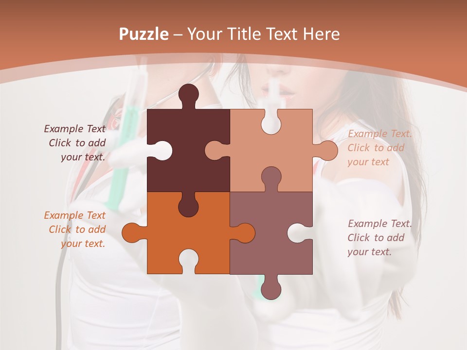 Lips Human Couple PowerPoint Template