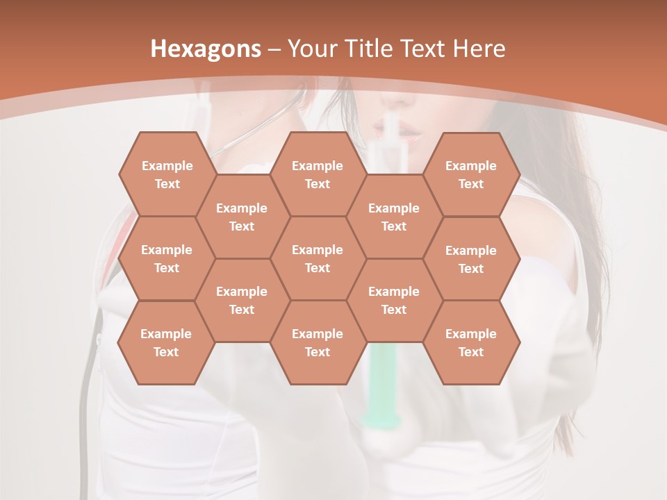 Lips Human Couple PowerPoint Template