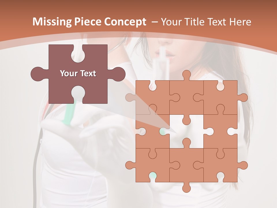 Lips Human Couple PowerPoint Template