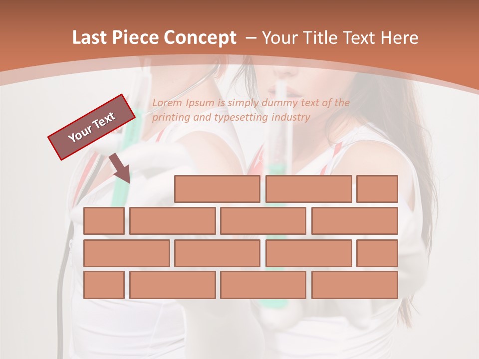 Lips Human Couple PowerPoint Template