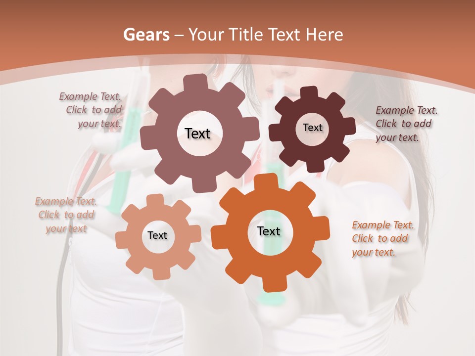 Lips Human Couple PowerPoint Template