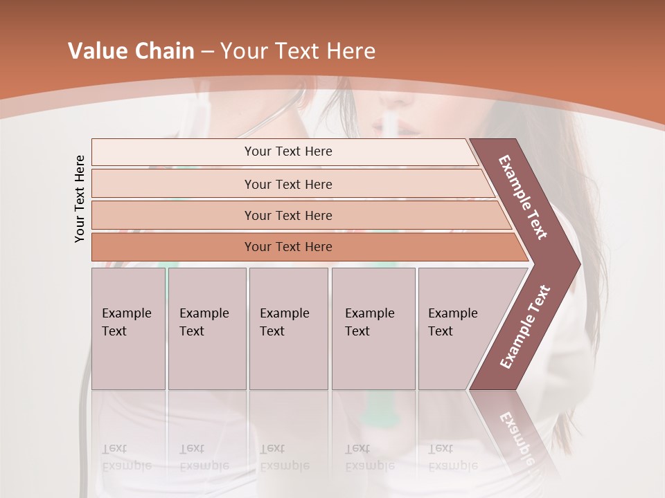 Lips Human Couple PowerPoint Template