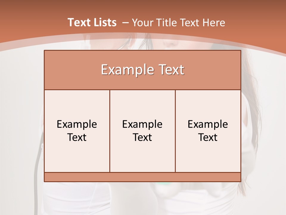 Lips Human Couple PowerPoint Template