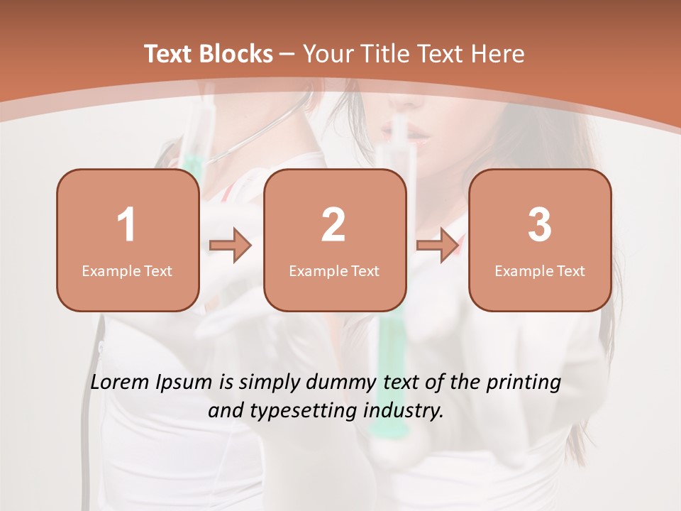 Lips Human Couple PowerPoint Template