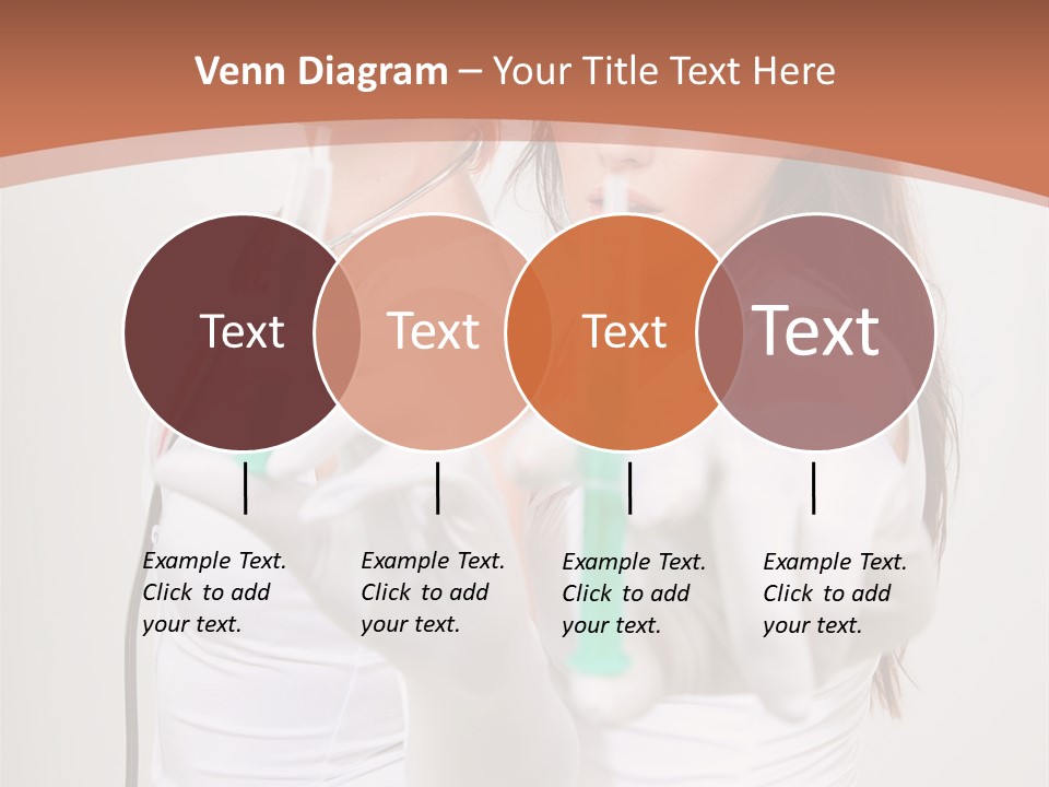 Lips Human Couple PowerPoint Template