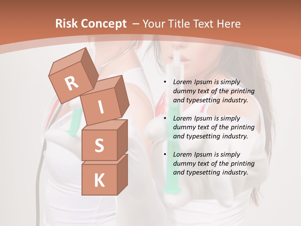 Lips Human Couple PowerPoint Template