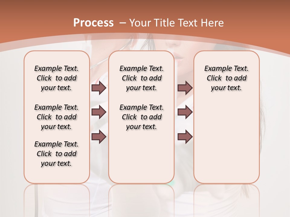 Lips Human Couple PowerPoint Template
