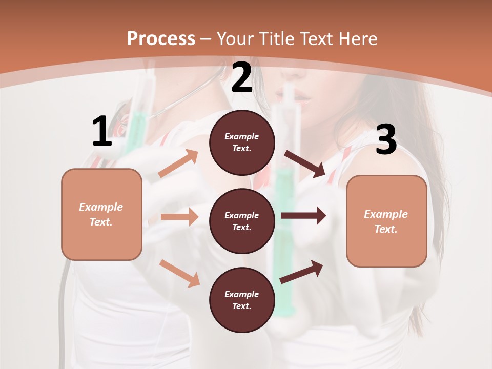 Lips Human Couple PowerPoint Template