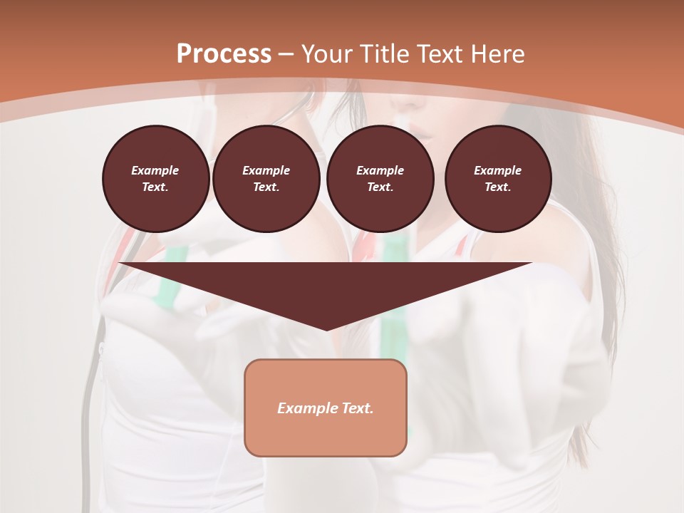 Lips Human Couple PowerPoint Template