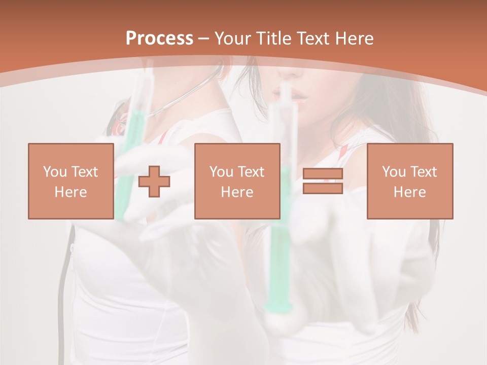 Lips Human Couple PowerPoint Template