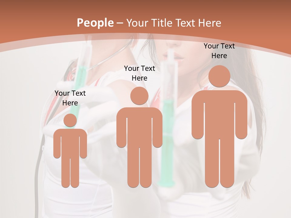 Lips Human Couple PowerPoint Template