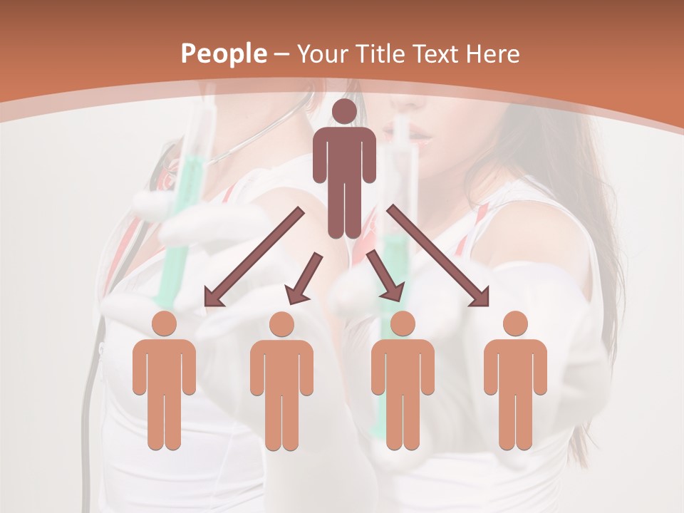 Lips Human Couple PowerPoint Template