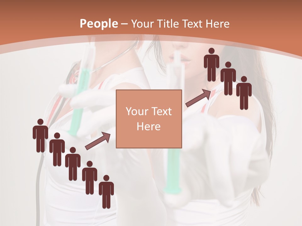 Lips Human Couple PowerPoint Template