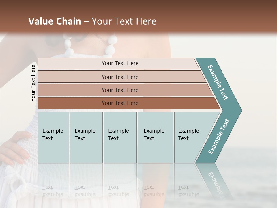 Color Closeup Caucasian PowerPoint Template